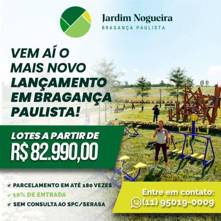 Terreno à Venda, 140 m² em Loteamento Vila Romana - Bragança Paulista