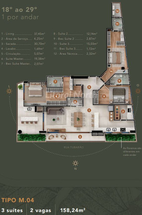 Imagem Apartamento com 3 Quartos à Venda, 158 m² em Fazenda - Itajaí