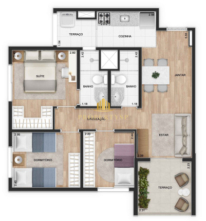 Imagem Apartamento com 3 Quartos à Venda, 62 m² em Lapa - São Paulo