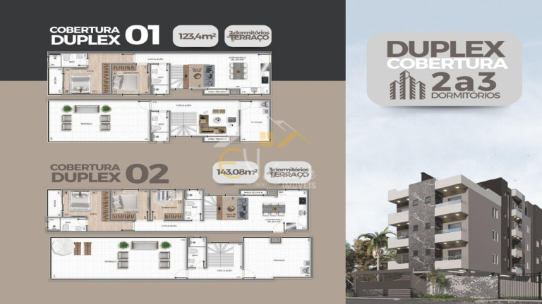 Imagem Cobertura com 3 Quartos à Venda, 135 m² em Centro - Pinhais Imagem Cobertura com 3 Quartos à Venda, 135 m² em Centro - Pinhais