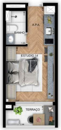 Imagem Apartamento com 1 Quarto à Venda, 24 m² em Vila Madalena - São Paulo