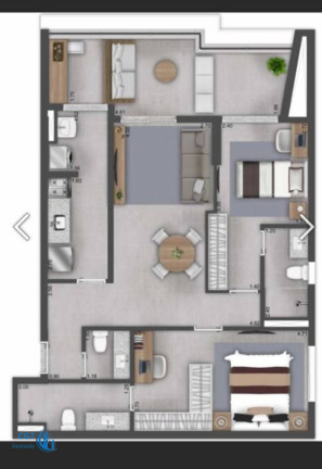Apartamento com 2 Quartos à Venda, 78 m² em Alphaville Centro Industrial E Empresarial/alphaville. - Barueri
