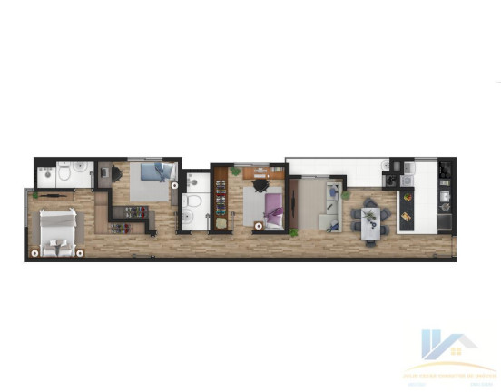 Imagem Apartamento com 3 Quartos à Venda, 77 m² em Centro - Pinhais Imagem Apartamento com 3 Quartos à Venda, 77 m² em Centro - Pinhais