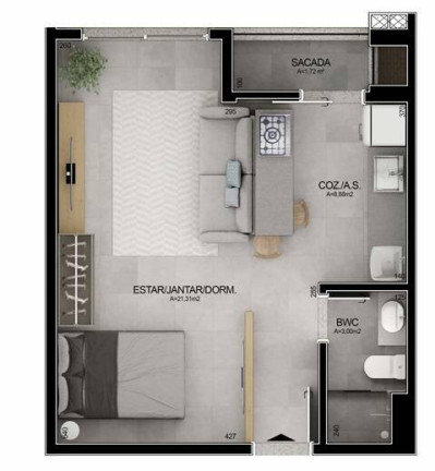 Imagem Apartamento com 1 Quarto à Venda, 39 m² em Campeche - Florianópolis Imagem Apartamento com 1 Quarto à Venda, 39 m² em Campeche - Florianópolis