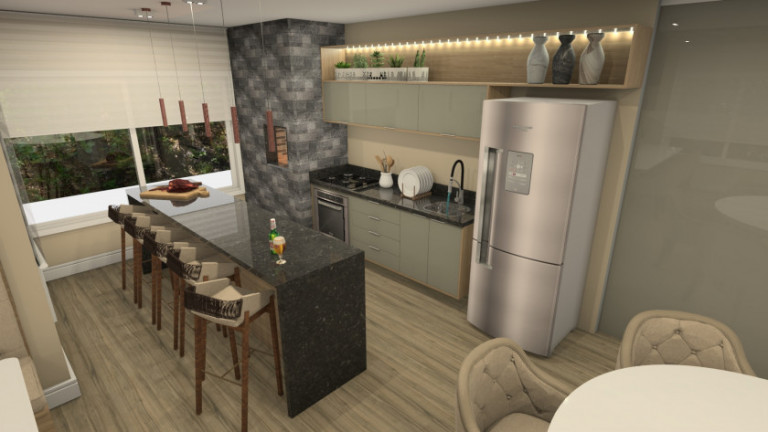 Imagem Apartamento com 1 Quarto à Venda, 55 m² em Centro - Canela