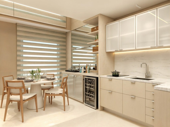Imagem Apartamento com 1 Quarto à Venda, 29 m² em Mercês - Curitiba