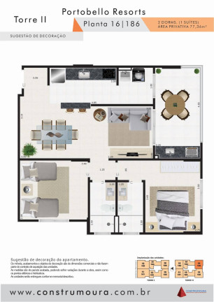 Imagem Apartamento com 2 Quartos à Venda, 77 m² em Centro - Mongaguá