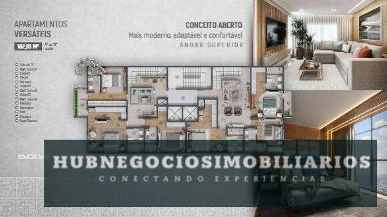 Imagem Apartamento com 3 Quartos à Venda, 104 m² em Jardim Parque Morada Do Sol - Montes Claros Imagem Apartamento com 3 Quartos à Venda, 104 m² em Jardim Parque Morada Do Sol - Montes Claros