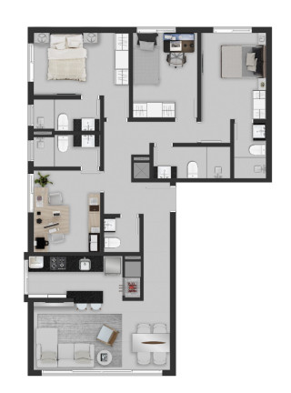 Imagem Apartamento com 1 Quarto à Venda, 57 m² em Capão Da Canoa - Capão Da Canoa