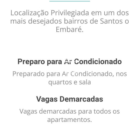 Imagem Apartamento com 3 Quartos à Venda, 125 m² em Embaré - Santos Imagem Apartamento com 3 Quartos à Venda, 125 m² em Embaré - Santos
