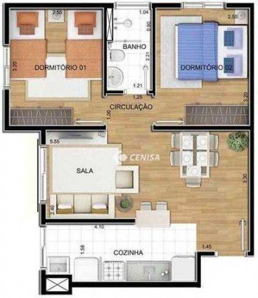 Imagem Apartamento com 2 Quartos à Venda, 48 m² em Vila Satúrnia - Campinas Imagem Apartamento com 2 Quartos à Venda, 48 m² em Vila Satúrnia - Campinas