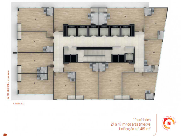 Imagem Sala Comercial à Venda, 44 m² em água Verde - Curitiba Imagem Sala Comercial à Venda, 44 m² em água Verde - Curitiba