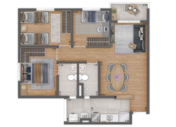 Imagem Apartamento com 3 Quartos à Venda, 60 m² em Limão - São Paulo Imagem Apartamento com 3 Quartos à Venda, 60 m² em Limão - São Paulo