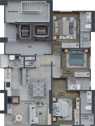 Imagem Apartamento com 3 Quartos à Venda, 114 m² em Meia Praia - Itapema Imagem Apartamento com 3 Quartos à Venda, 114 m² em Meia Praia - Itapema