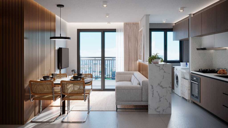 Imagem Apartamento com 2 Quartos à Venda, 54 m² em Monte Castelo - São José Dos Campos
