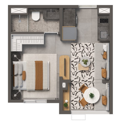 Imagem Apartamento com 2 Quartos à Venda, 38 m² em Brooklin Paulista - São Paulo Imagem Apartamento com 2 Quartos à Venda, 38 m² em Brooklin Paulista - São Paulo