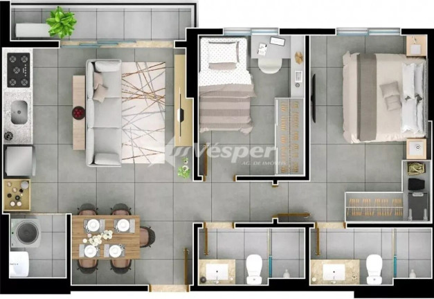 Imagem Apartamento com 2 Quartos à Venda, 58 m² em Setor Bueno - Goiânia Imagem Apartamento com 2 Quartos à Venda, 58 m² em Setor Bueno - Goiânia
