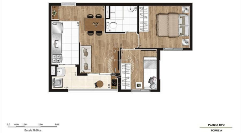 Imagem Apartamento com 2 Quartos à Venda, 42 m² em Mandaqui - São Paulo