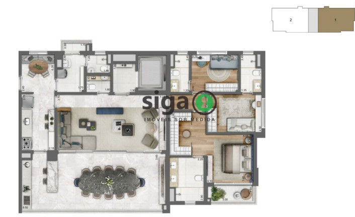 Imagem Apartamento com 3 Quartos à Venda, 166 m² em Campo Belo - São Paulo Imagem Apartamento com 3 Quartos à Venda, 166 m² em Campo Belo - São Paulo