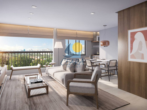 Imagem Apartamento com 2 Quartos à Venda, 54 m² em Cocó - Fortaleza