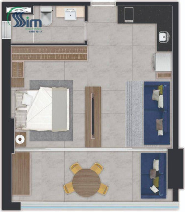 Imagem Apartamento com 1 Quarto à Venda, 29 m² em Cocó - Fortaleza