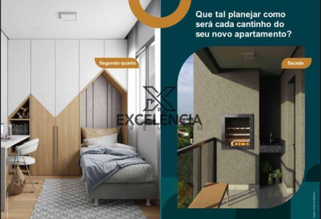 Imagem Apartamento com 2 Quartos à Venda, 62 m² em Centro - São José Dos Pinhais Imagem Apartamento com 2 Quartos à Venda, 62 m² em Centro - São José Dos Pinhais