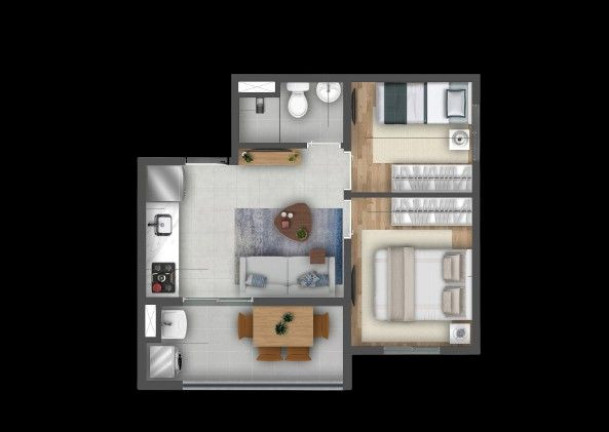 Imagem Apartamento com 1 Quarto à Venda, 35 m² em Mooca - São Paulo