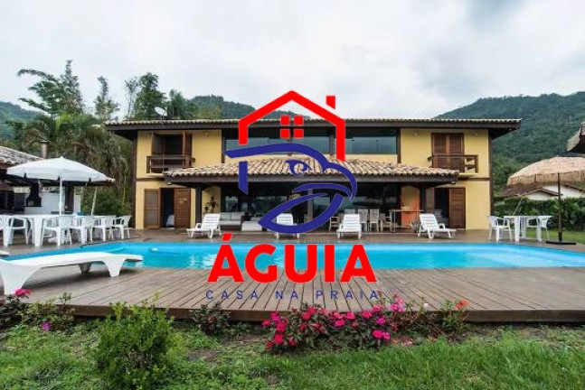 Casa com 8 Quartos para Temporada, 2.500 m² em Praia Da Fortaleza - Ubatuba