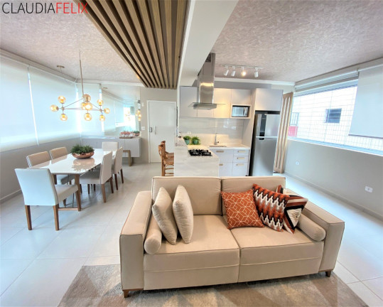 Imagem Imóvel com 2 Quartos à Venda, 93 m² em Guilhermina - Praia Grande