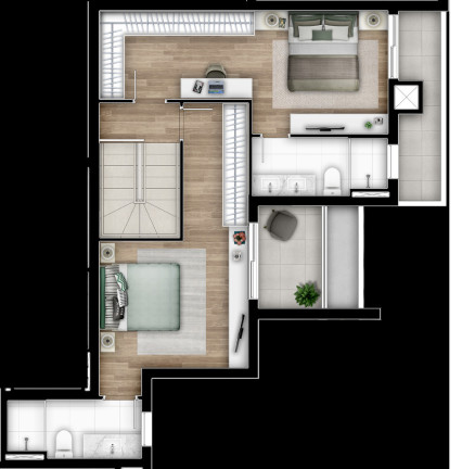 Imagem Apartamento com 2 Quartos à Venda, 135 m² em Cabral - Curitiba