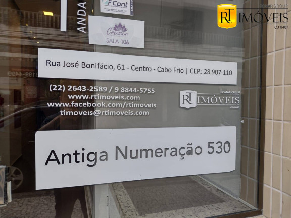Imagem Sala Comercial à Venda, 65 m² em Centro - Cabo Frio Imagem Sala Comercial à Venda, 65 m² em Centro - Cabo Frio