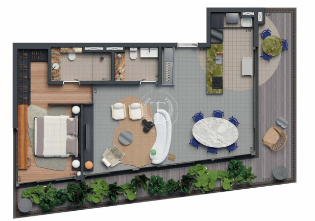 Imagem Apartamento com 1 Quarto à Venda, 88 m² em Jardim Paulista - São Paulo
