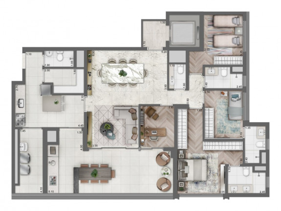 Imagem Apartamento com 4 Quartos à Venda, 170 m² em Vila Clementino - São Paulo Imagem Apartamento com 4 Quartos à Venda, 170 m² em Vila Clementino - São Paulo