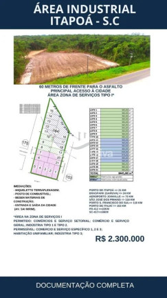 Imagem Terreno à Venda, 4.640 m² em Barra Do Sai - Itapoá Imagem Terreno à Venda, 4.640 m² em Barra Do Sai - Itapoá