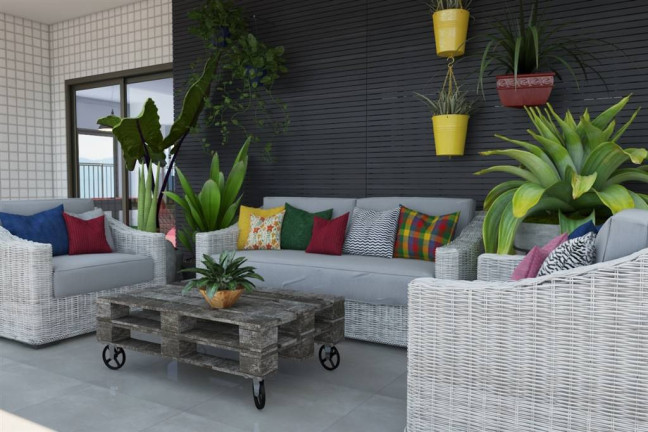 Imagem Apartamento com 3 Quartos à Venda, 127 m² em Canto Do Forte - Praia Grande
