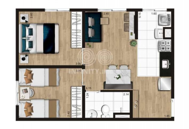 Imagem Apartamento com 2 Quartos à Venda, 41 m² em Panamby - São Paulo