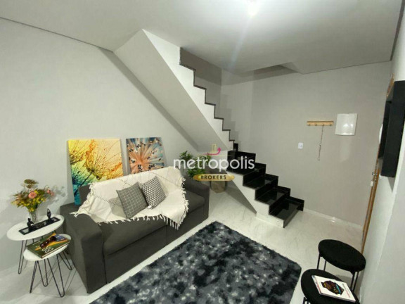 Imagem Cobertura com 2 Quartos à Venda, 80 m² em Vila Guarani - Santo André