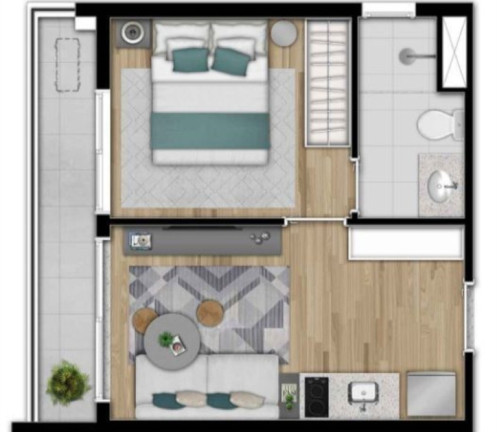 Imagem Apartamento com 1 Quarto à Venda, 29 m² em Vila Madalena - São Paulo Imagem Apartamento com 1 Quarto à Venda, 29 m² em Vila Madalena - São Paulo