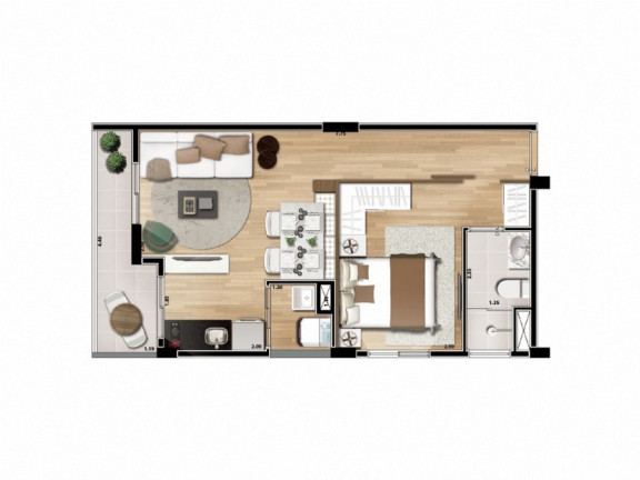 Imagem Cobertura com 1 Quarto à Venda, 74 m² em Aclimação - São Paulo Imagem Cobertura com 1 Quarto à Venda, 74 m² em Aclimação - São Paulo