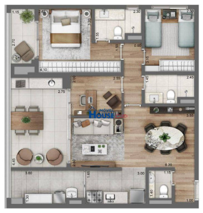 Imagem Apartamento com 3 Quartos à Venda, 95 m² em Perdizes - São Paulo