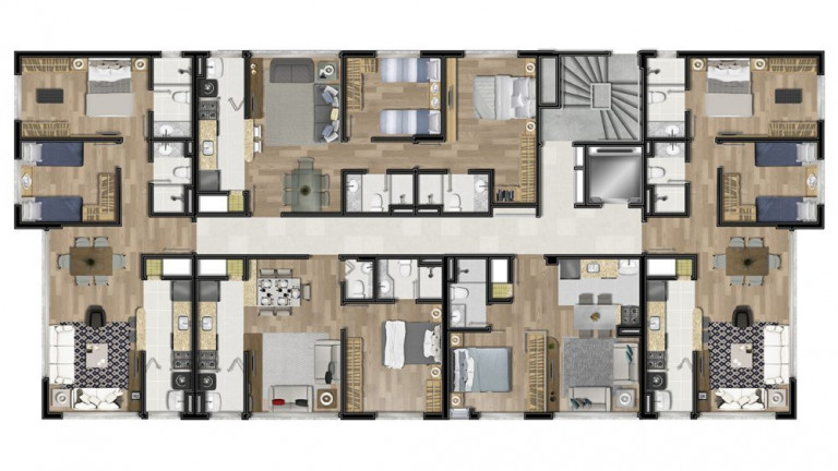 Imagem Apartamento com 2 Quartos à Venda, 60 m² em Bom Fim - Porto Alegre