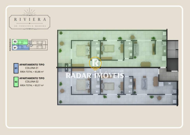 Imagem Apartamento com 2 Quartos à Venda, 83 m² em Vila Nova - Cabo Frio