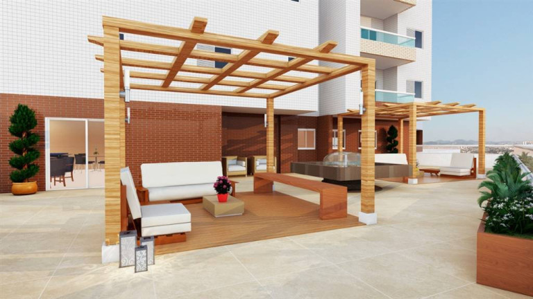 Imagem Apartamento com 1 Quarto à Venda, 46 m² em Caiçara - Praia Grande
