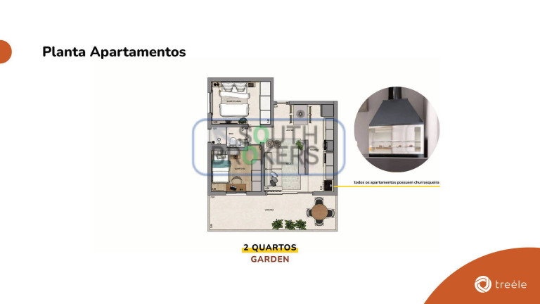 Imagem Apartamento com 2 Quartos à Venda,  em Santa Candida - Curitiba