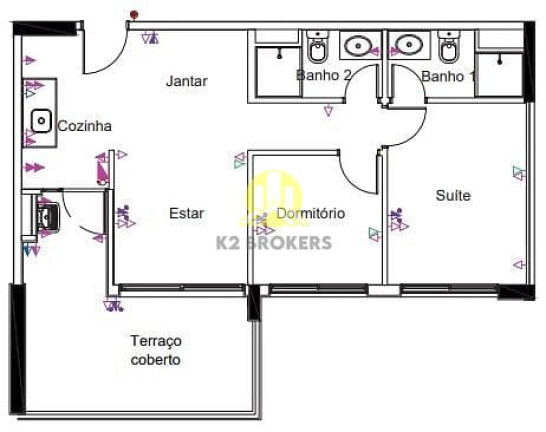 Imagem Apartamento com 2 Quartos à Venda, 58 m² em Pinheiros - São Paulo Imagem Apartamento com 2 Quartos à Venda, 58 m² em Pinheiros - São Paulo