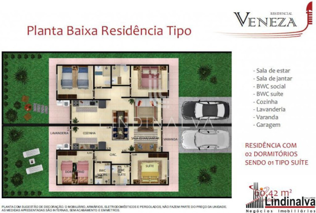 Imagem Casa com 2 Quartos à Venda, 60 m² em Jardim Copacabana - Foz Do Iguacu