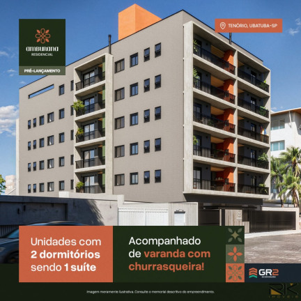 Imagem Apartamento com 2 Quartos à Venda, 62 m² em Acaraú - Ubatuba