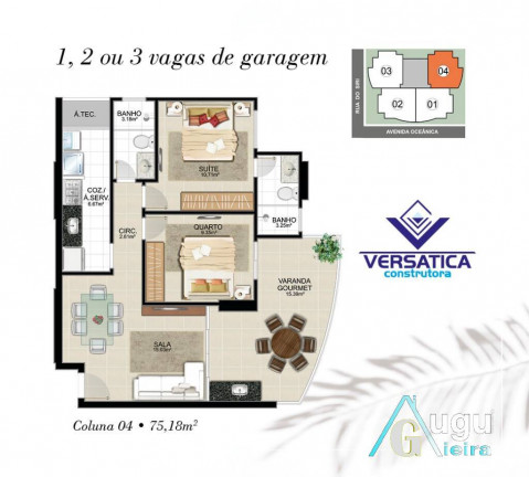 Imagem Apartamento com 2 Quartos à Venda, 99 m² em Praia Do Morro - Guarapari