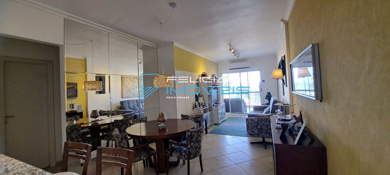 Imagem Apartamento com 3 Quartos à Venda, 113 m² em Canto Do Forte - Praia Grande