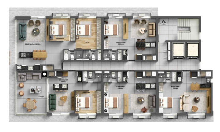 Imagem Cobertura com 1 Quarto à Venda, 78 m² em Petrópolis - Porto Alegre